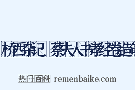 桥西杂记·蔡夫人书孝经卷造句是什么意思的图片